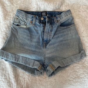 Urban Outfitters mom high-rise jean shorts